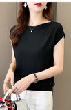 Blusas Mujer De Moda 2025Verano Short Sleeve Knitted Tops Sweater Women Pullovers Sweaters For Women Woman Sweaters Blusa