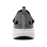 FitVille Summer Men's Wide Width Casual Diabetic Sandals, Lightweight Open Toe Sandals Built-in Arch Support, Effective Foot Pain Relief for Plantar Fasciitis, for Wide & Swollen Feet