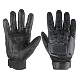 Men and Women Touchscreen Motorcycle Gloves Ice Silk Breathable Non-Slip Skeleton Full-Finger Tactical Gloves