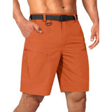 Mens Cargo Hiking Shorts Water Resistant Quick Dry Lightweight Breathable Tactical Shorts with Nylon Belt