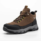 Men's Mid-Height Hiking Boots, All-Terrain Non-Slip Outdoor Trekking Camping Shoes, Comfortable Men's Sneakers for Outdoor Activities