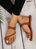 Women's Sandals Flat Sandals Fashion Soft-soled Sandals New Non-slip Sandals for Summer Light Casual Shoes 2025