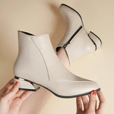 New Autumn Winter Woman Boots Women Shoes Ladies Low Heeled Ankle Boots Women Platform Warm Fleece Shoes Snow Boots Bottes