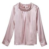 Women blusas long sleeved Slim plus size silk satin shirts office ladies work female Chiffon blouse Elegant blusa feminina