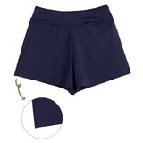 2024 Women Swimsuit Panties Swimwear Beach Shorts High Waist Stretch Sports Tankini Bottoms Menstrual Leakproof Swim Shorts
