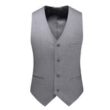 Vest for Men 17 Colors Solid Color Slim Single Breasted Waistcoat Business Fashion Casual High Quality Men Clothing Suit Vests
