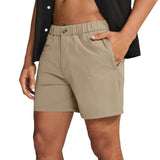 Men's Casual Shorts, 5"/7"/9" Stretch Summer Shorts, Durable Quick Dry Shorts with Elastic Waist