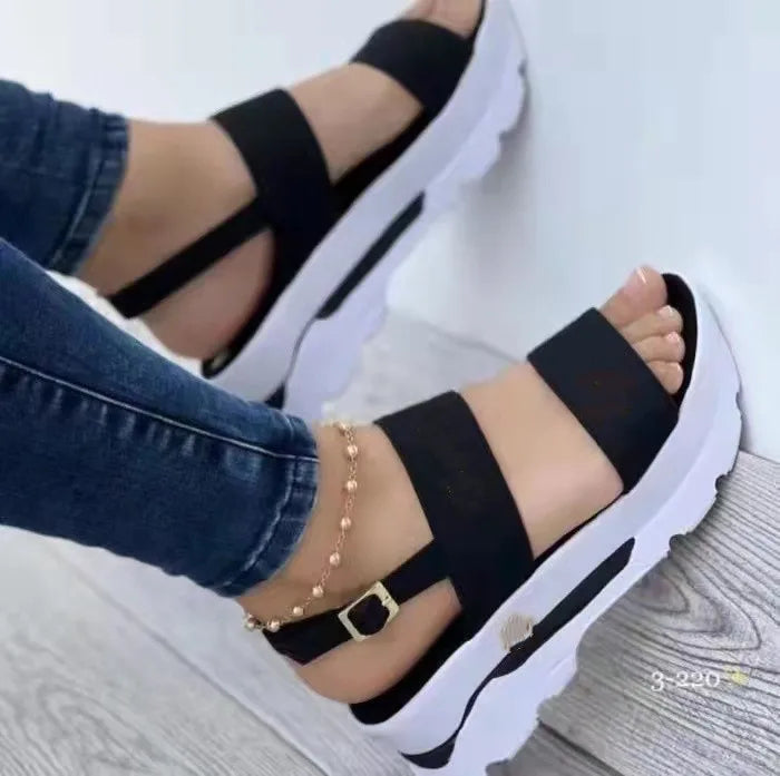 Women 2026 New Sandals Platform Sandals Summer Shoes Women Heels Sandalias Mujer Lightweight Wedges Shoes Platform Heels Sandal