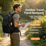 Large Capacity Men's Business Backpack, Waterproof Wear-resistant Fabric, Multi-layer Separate Storage Compartments,Breathable Pressure-reducing Shoulder Straps, Perfect for Daily Commuting and Short Business Trips, Multifunc