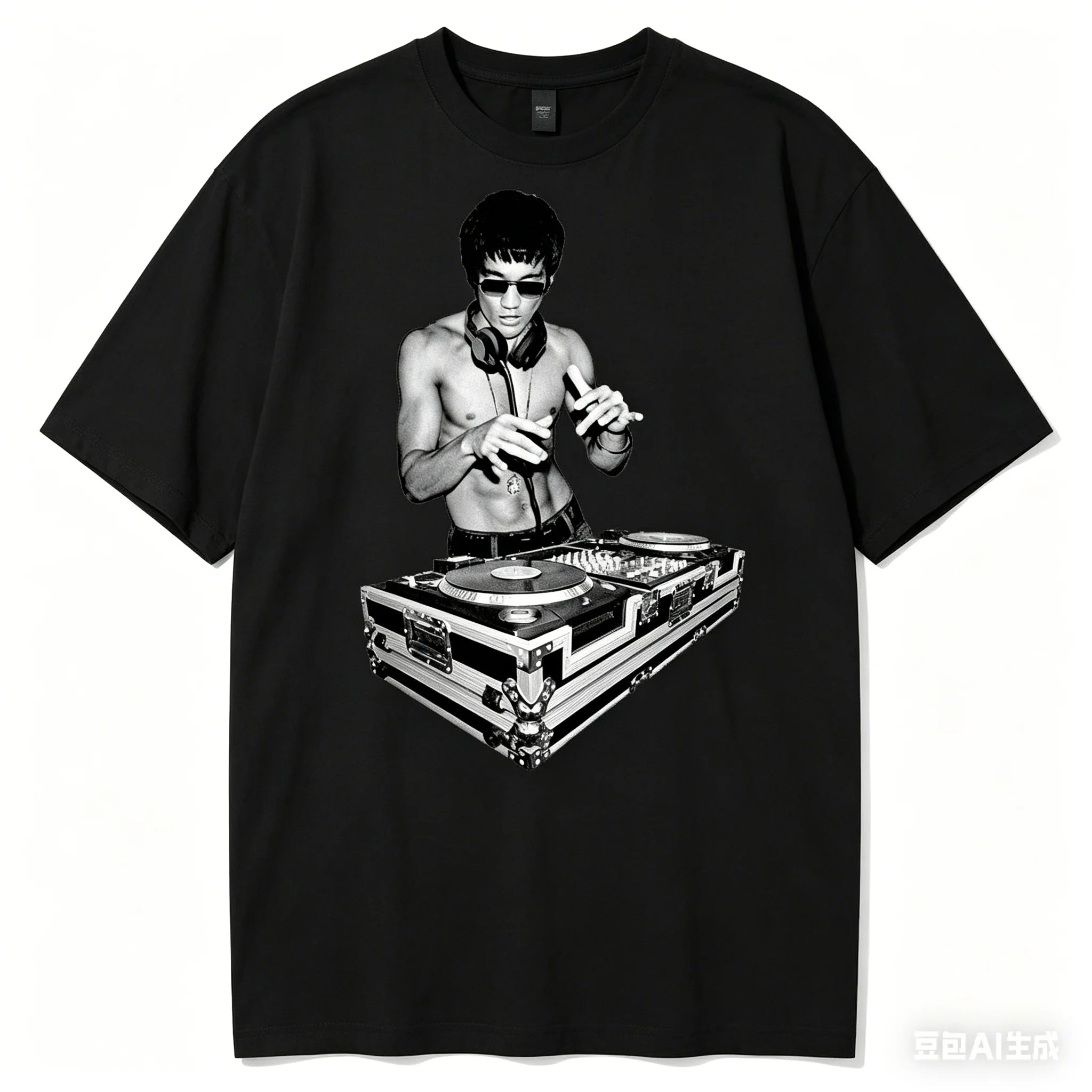 DJ Lee Inspired by Bruce T-shirt Funny Tony Stark Kung Fu Movie Fan Gift T-shirt