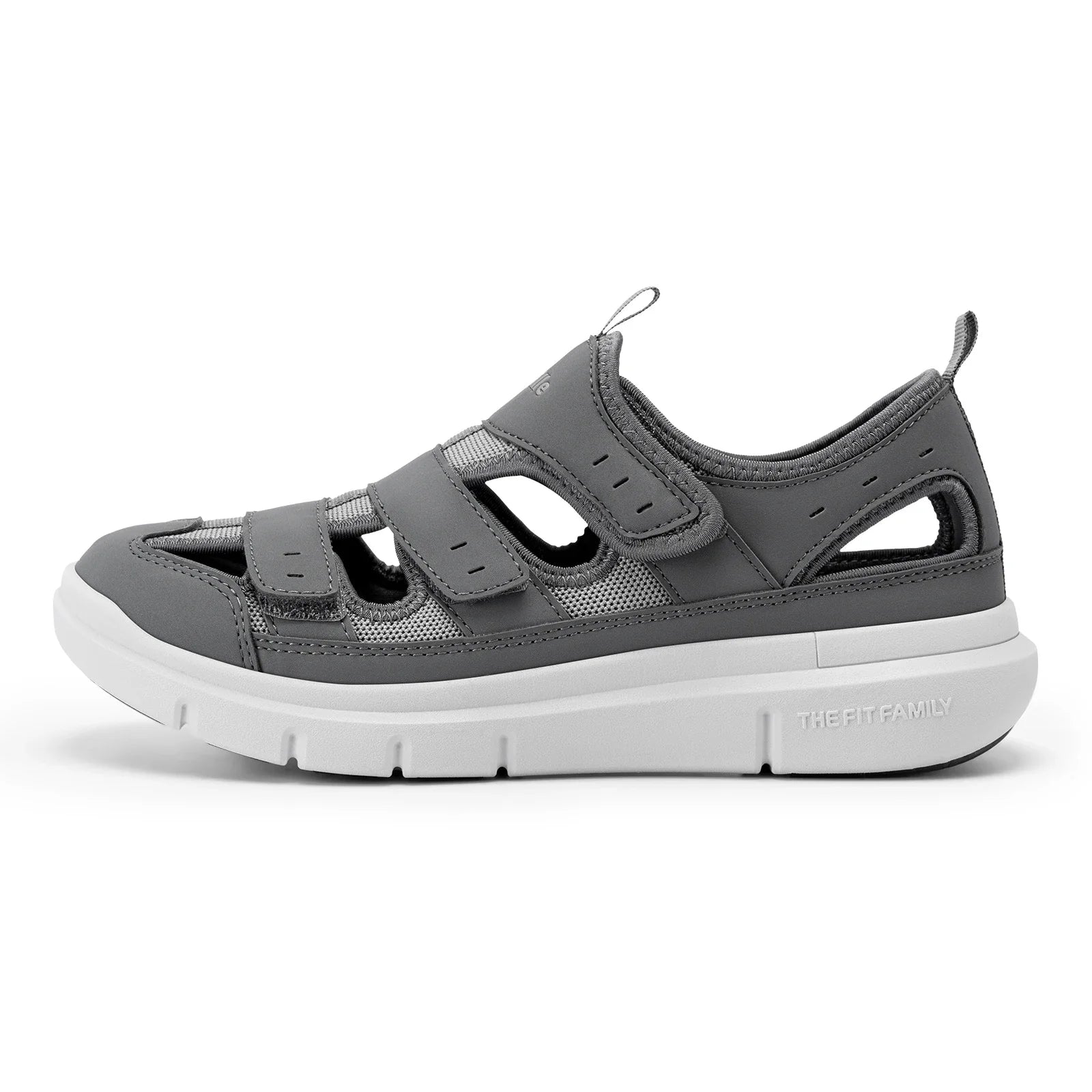 FitVille Summer Men's Wide Width Casual Diabetic Sandals, Lightweight Open Toe Sandals Built-in Arch Support, Effective Foot Pain Relief for Plantar Fasciitis, for Wide & Swollen Feet