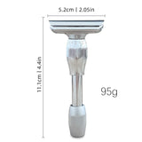 Whityle 19T High-Quality Unique Design Safety Shaver 1-8 Adjustable Sharpness Double-Edged Blade Shaving Razor for Male & Female