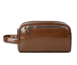 Male Long Money Wallets Mobile Phone Pouch Men Messenger Bag Anti-Theft Men's Fingerprint Lock Bags for Men Leather Hand Bag