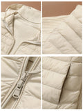 NewBang Women Sleeveless Long Waistcoat Autumn Winter Ultra Light Down Vest With Hooded Female Portable Duck Down Coat