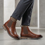 Chelsea Boots Men Comfortable Brand Fashion 2026 ankle boots men