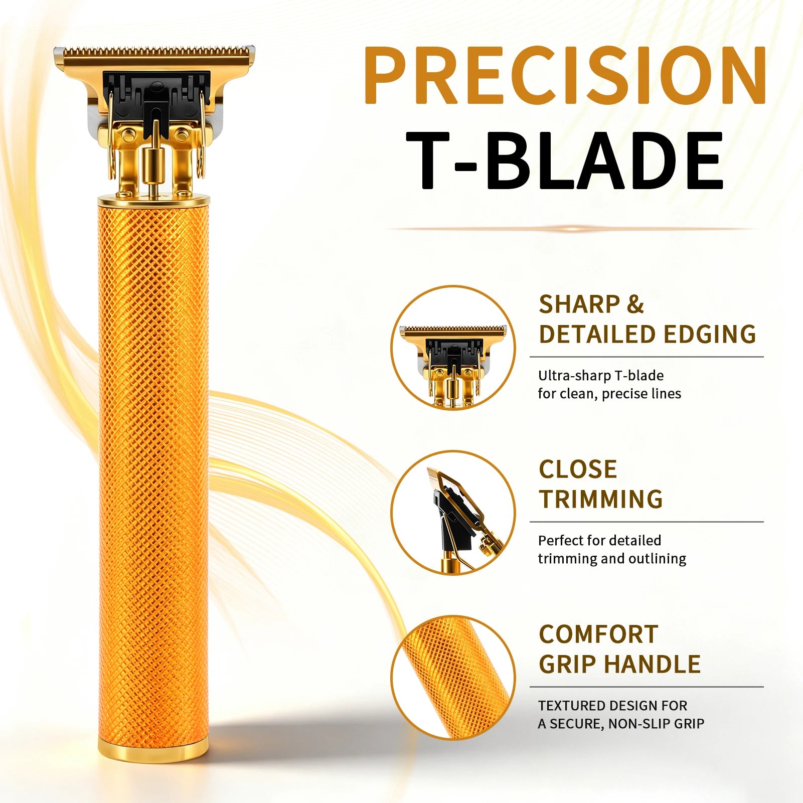 Grooming Kit for Men, Electric Hair Clipper, T-Blade Trimmer, Foil Shaver and Nose Trimmer, Rechargeable Cordless