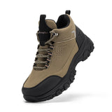 Men's Mid-Height Hiking Boots, All-Terrain Non-Slip Outdoor Trekking Camping Shoes, Comfortable Men's Sneakers for Outdoor Activities