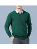 v-neck dark green