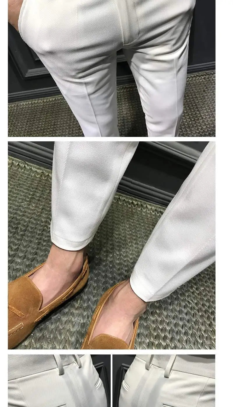 2026New Spring Autumn Fashion Men's Business Trousers Male Casual Straight Pants S31 Men Dress Pants
