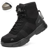 Lightweight Indestructible Steel Toe Safety Work Shoes Puncture Resistant Non Slip Tactical Work Sneakers for Men Women