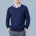 v-neck navy