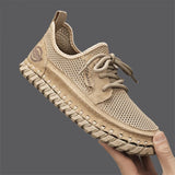 New Trend Man Hiking Shoes Lightweight Soft Mesh Flats Comfortable Non-slip Sneakers Outdoor Casual Sports Shoes Men's Trainers