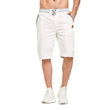 Men's Shorts Casual Classic Fit Drawstring Summer Beach Shorts with Elastic Waist and Pockets