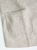 Classic Solid Short Woolen Coats for Woman Autumn Winter Warm Woman Clothing Button Up Female Coat Outfits New In Outerwears