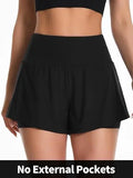 Anfilia 3" Women High Waisted Swim Board Shorts UPF 50+ Quick Dry Swim Trunks with Liner
