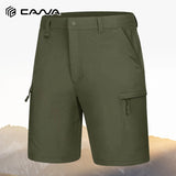 Men's Quick Dry Cargo Shorts Summer Waterproof Hiking Shorts Outdoor Multi-pockets Camping Training Work Shorts Man