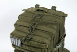 45L Tactical Travel Backpack Molle Large Capacity Multi Pocket Storage Bag Durable Wear Resistant Camping Hiking Trekking Bushcraft Daypack Heavy Duty Rucksack For Men Women Business Trips Mountain Climbing Daily Commute Lugg