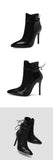 Large Size 34-48 Suede Leather Patchwork Women's Leather Boots Sexy Leopard Print Lace Fashionable Personalized Women's Boots