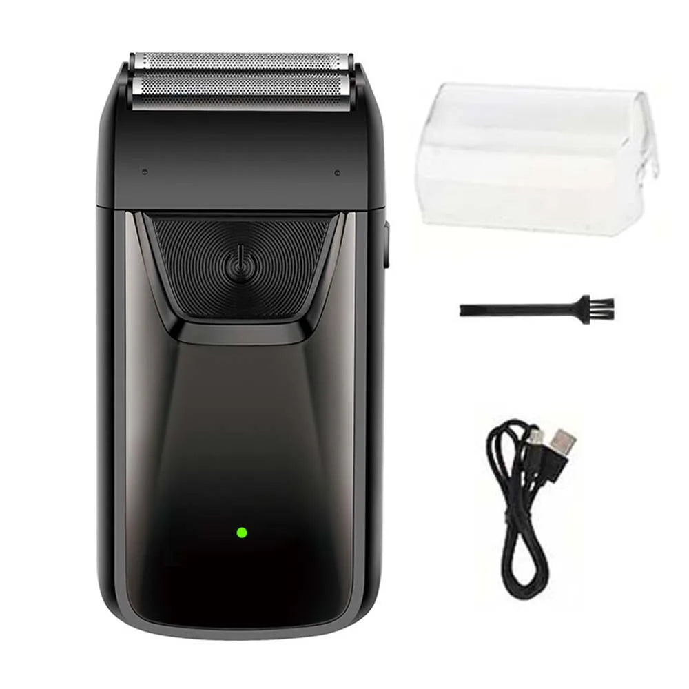 Professional Foil Electric Shaver for Men – Rechargeable, Waterproof, LED Display, Beard Trimmer, USB Charging, Portable Grooming Tool