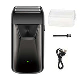Professional Foil Electric Shaver for Men – Rechargeable, Waterproof, LED Display, Beard Trimmer, USB Charging, Portable Grooming Tool