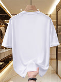 Summer Men's and Women's Sporty Casual Style T-Shirts, Cool and Breathable T-Shirts, Large-Sized T-Shirts for Europe and America