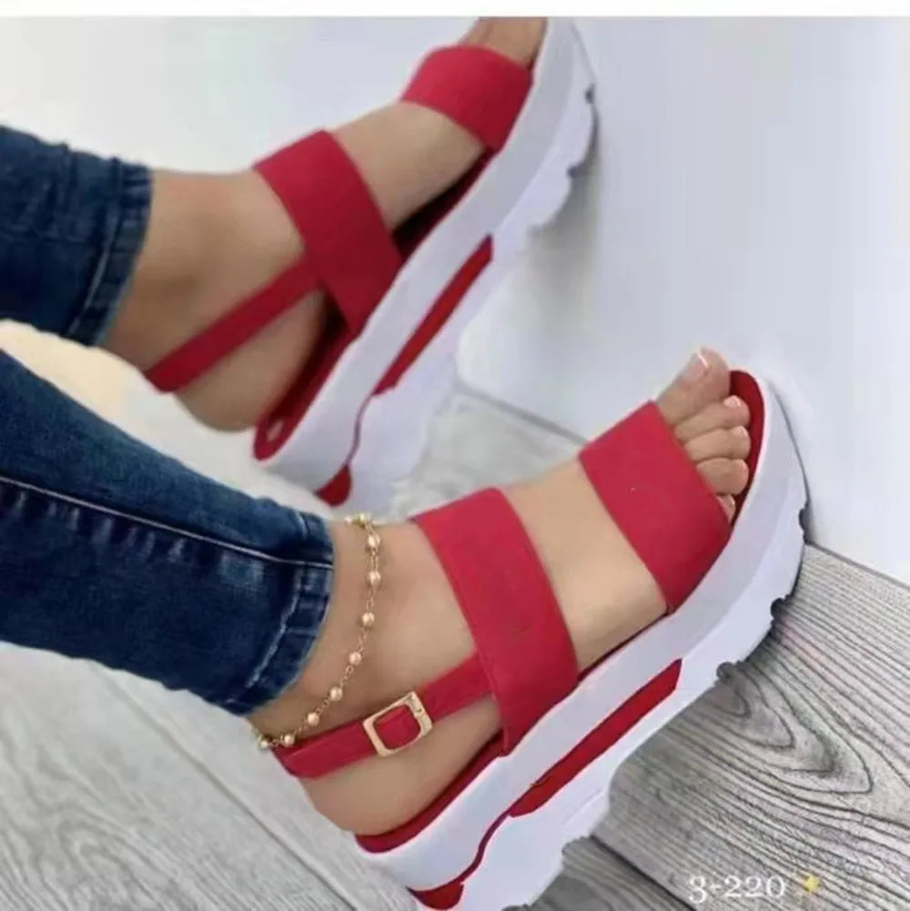 Women 2026 New Sandals Platform Sandals Summer Shoes Women Heels Sandalias Mujer Lightweight Wedges Shoes Platform Heels Sandal