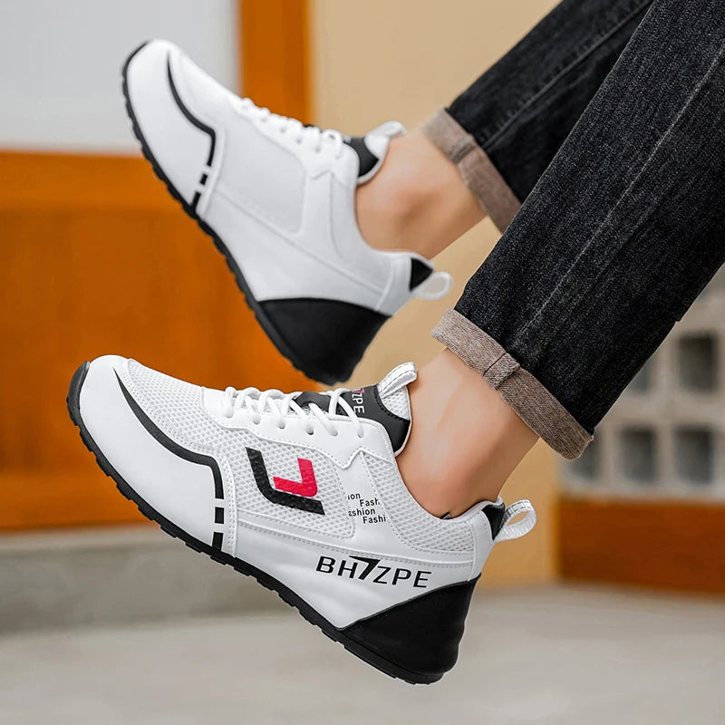 Sneakers, A Pair of Men's Sporty Casual Shoes, Trendy and Versatile, Fashionable Fitness Men's Shoes