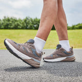 FitVille Newest Walking Shoes for Men Wide Width Sneakers with Arch Support for Flat Feet Heel Pain Relief Plantar Fasciitis