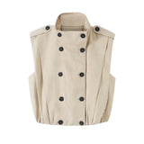 KONDALA 2026 Spring Fall Casual Elegant Women Vests Suitable For Daily Commuting Weekend Outing Shopping And Casual Gathering