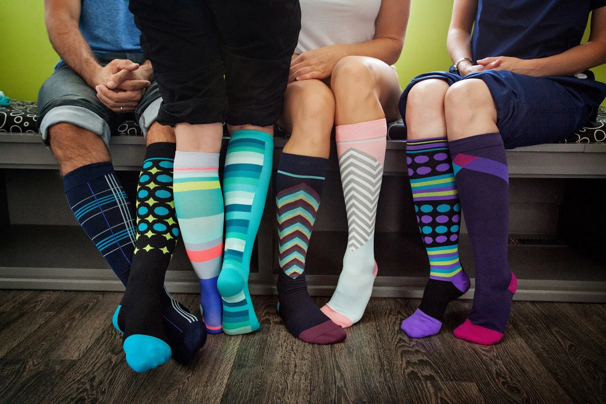 5 Pairs 2XL 3XL 4XL Plus Size Compression Socks Nurse Compression Socks Sport Ladies Men Women Running