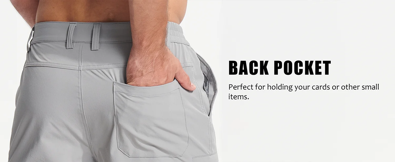 Men's Quick Dry Cargo Shorts Summer Waterproof Hiking Shorts Outdoor Multi-pockets Camping Training Work Shorts Man