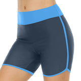 Womens High Stretchy Swim Bottoms Swimming Trunks Boyshorts Summer High Waist Bikini Bottom Bathing Suit Beach Swim Shorts