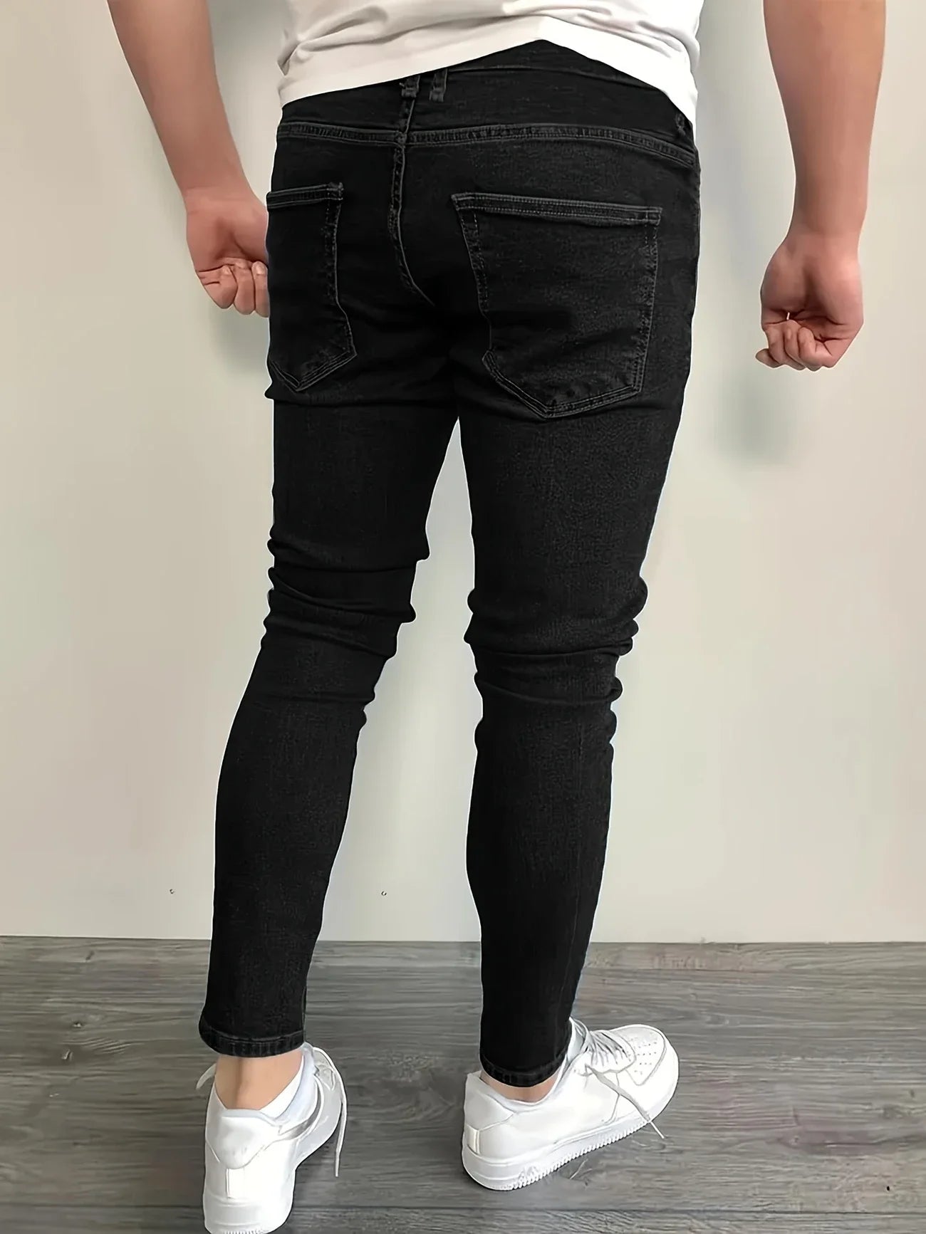 Men's Retro Fashion Jeans Classic Straight Leg Casual Comfortable Fit Men's Clothing