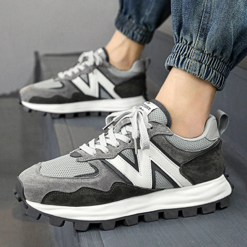 Men New Breathable Sneakers High-end Sport Balance Fashion Shoes for Men Trend Luxury Sneakers Women  Zapatos Altos Hombre