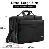 Large Capacity Briefcase Bag Men Business Bag 15.6 inch 17 inch 19 inches Laptop Bag Shoulder Bags Canvas Handbags Messenger Bag
