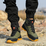 Fashion Best Quality Protective Work Safety Shoes For Men Breathable Shoes Anti-Puncture Steel Toe Cap Anti Puncture Work Boots
