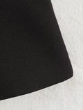 SLTNX Women's Top 2026 Spring New Black Sleeveless Rope Knot Decorative Slim Fit Top Vest Unique Fashion Cool Trendy
