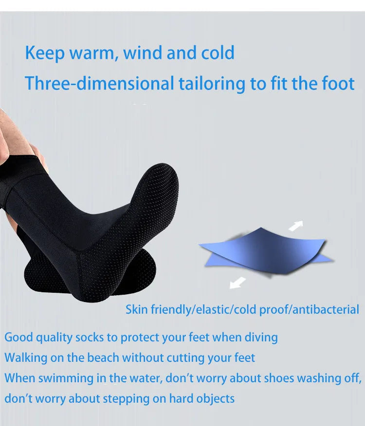 Diving Gloves Socks Head Covers Diving Equipment Wear-resistant Prevent Punctures And Keeps Warm Beachcombing Protective Gear