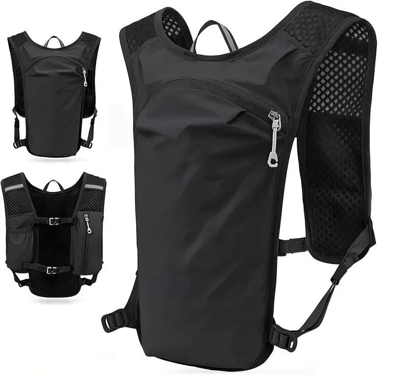 Women Men Running Hydration Vest Camping Hydration Bladder Bag Water Pack Backpack Vest for Trail Hiking Gear Cycling Jogging