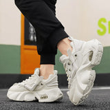 Men's Shoes Luxury Casual Breathable Sneakers for Men Comfortable Low Top Platform Boots for Men Height Increasing Sneakers